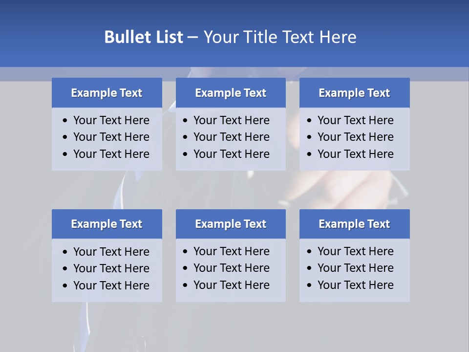 Male Hard Look Concepts PowerPoint Template