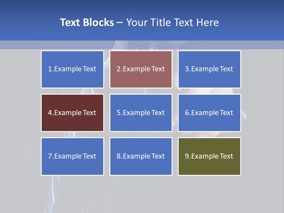 Male Hard Look Concepts PowerPoint Template