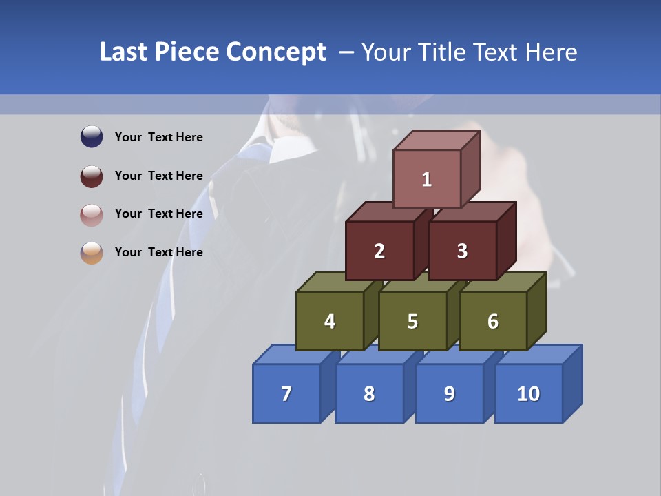 Male Hard Look Concepts PowerPoint Template