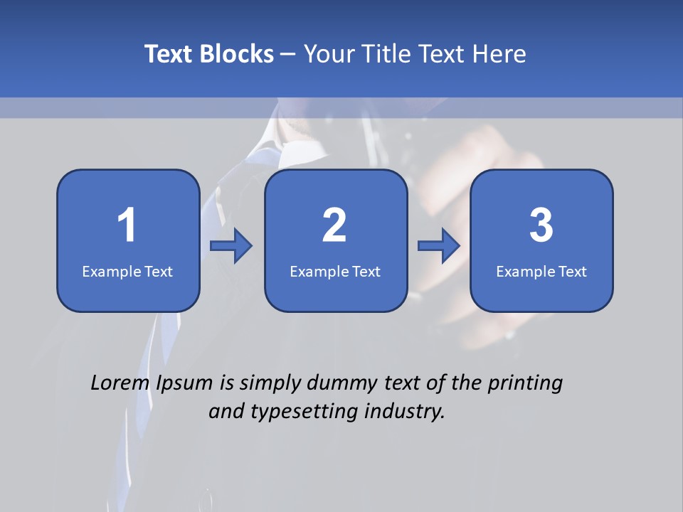 Male Hard Look Concepts PowerPoint Template