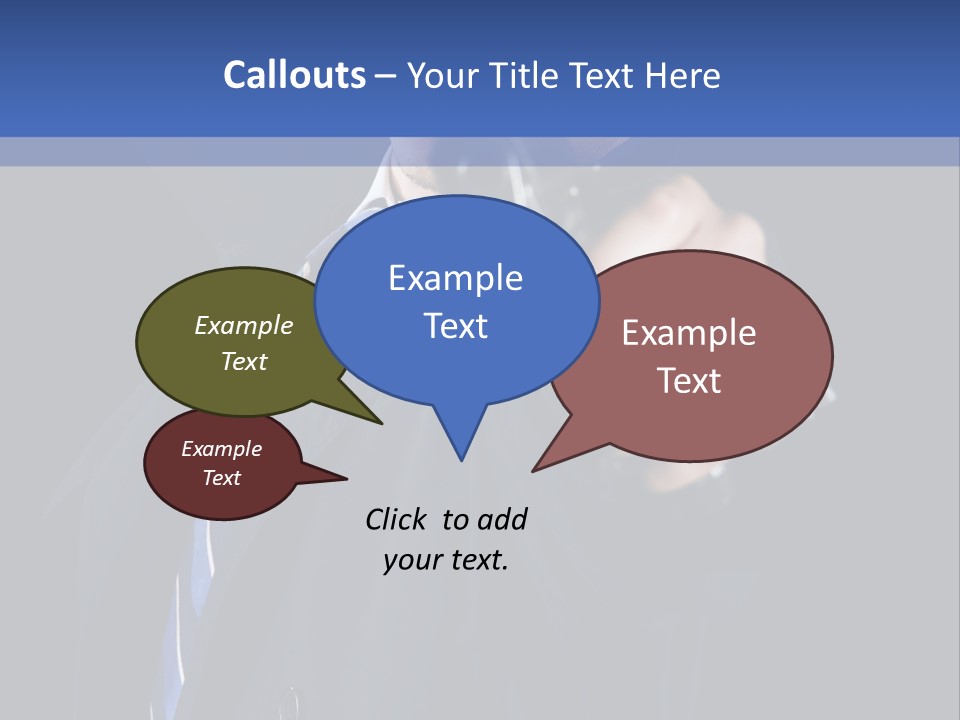 Male Hard Look Concepts PowerPoint Template
