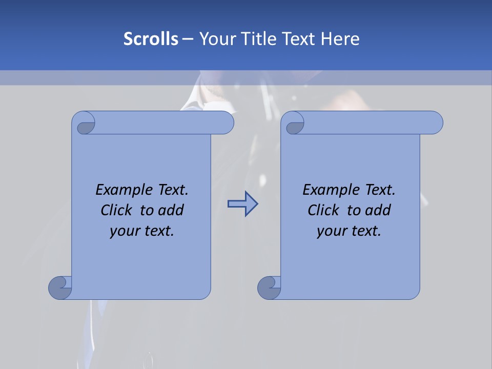 Male Hard Look Concepts PowerPoint Template