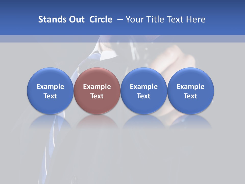 Male Hard Look Concepts PowerPoint Template