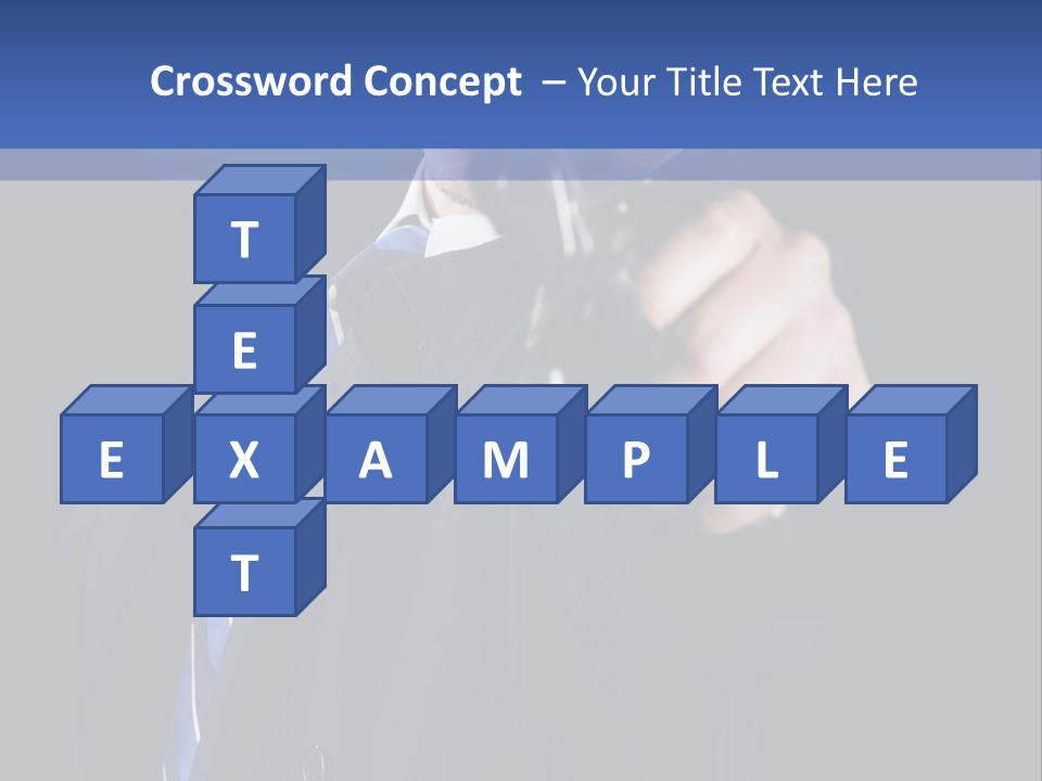 Male Hard Look Concepts PowerPoint Template