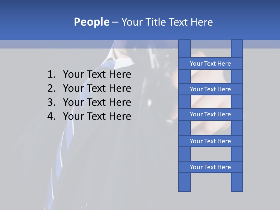 Male Hard Look Concepts PowerPoint Template