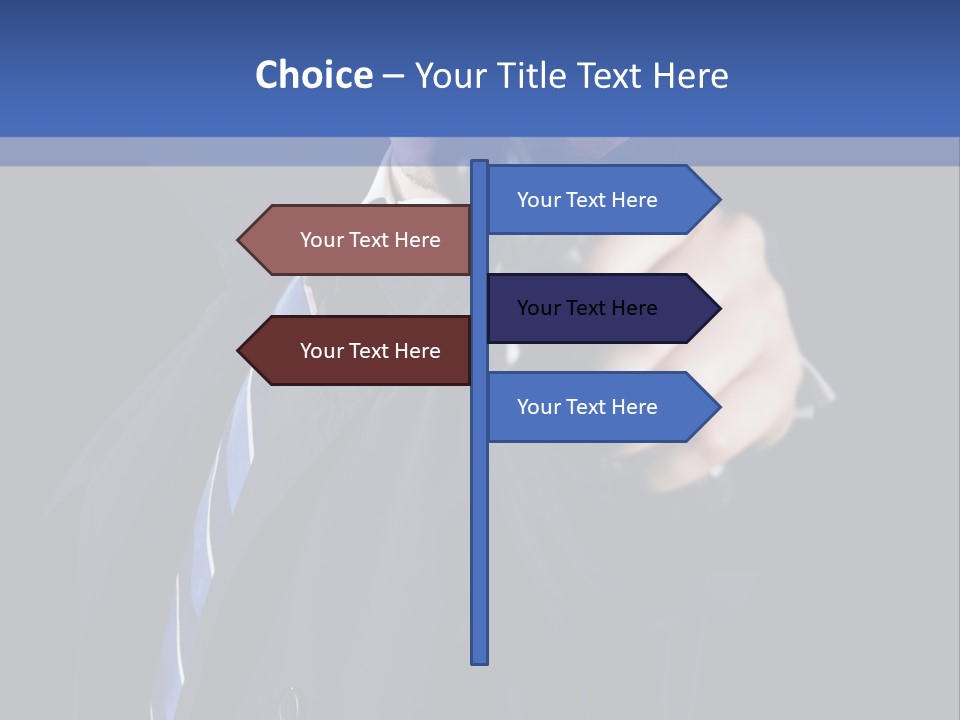 Male Hard Look Concepts PowerPoint Template
