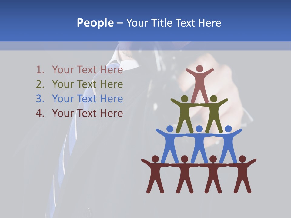 Male Hard Look Concepts PowerPoint Template