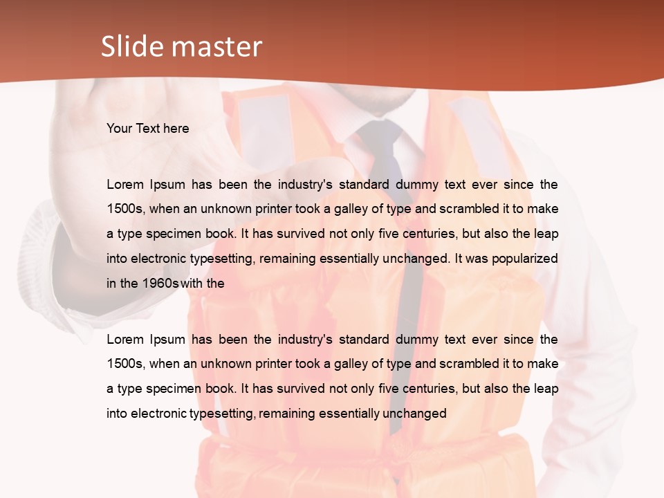 Adult Background Suit PowerPoint Template