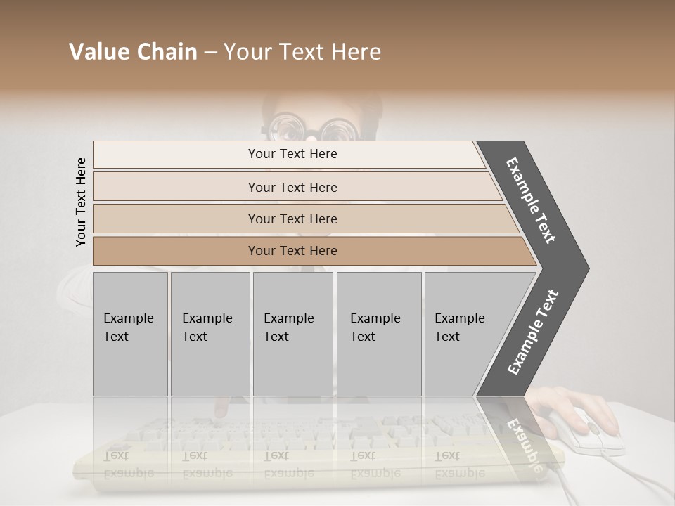 Touch Face Man PowerPoint Template