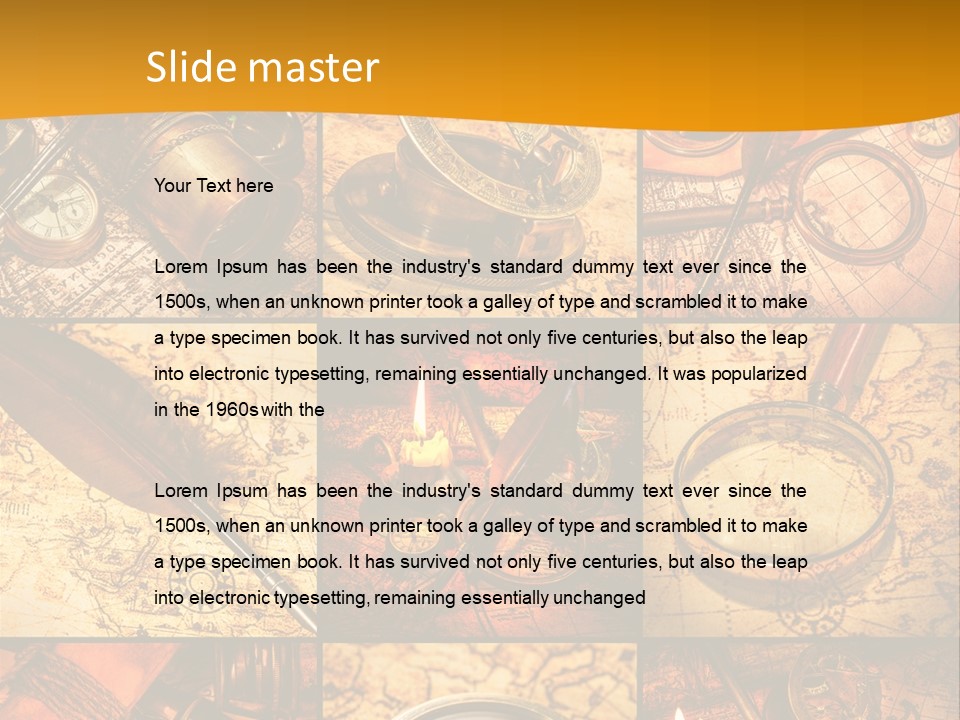 Abstract Science Navigation PowerPoint Template