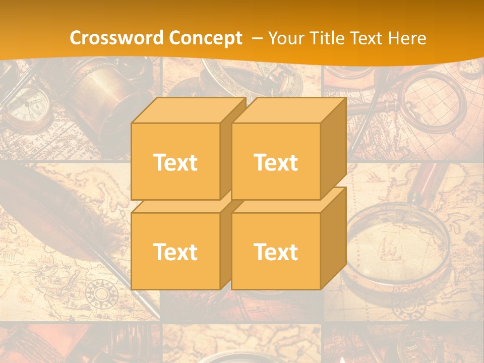 Abstract Science Navigation PowerPoint Template