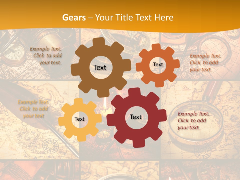 Abstract Science Navigation PowerPoint Template