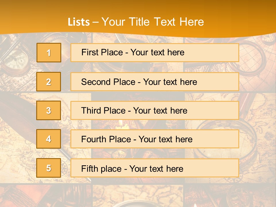 Abstract Science Navigation PowerPoint Template