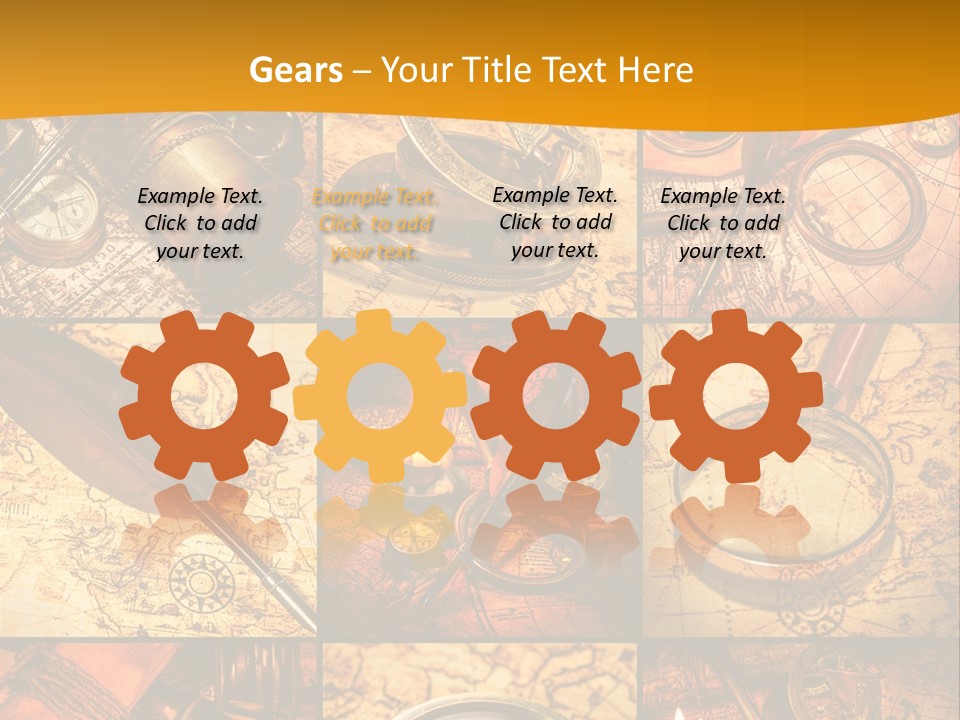 Abstract Science Navigation PowerPoint Template