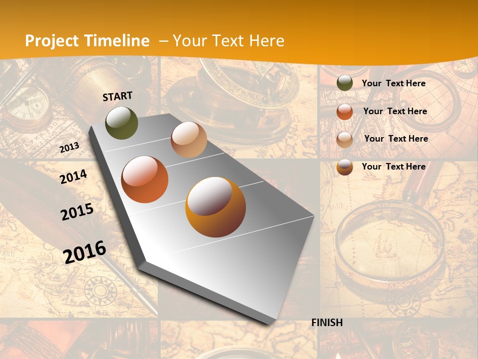 Abstract Science Navigation PowerPoint Template