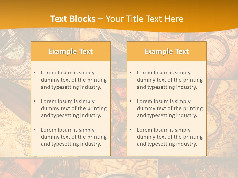 Abstract Science Navigation PowerPoint Template