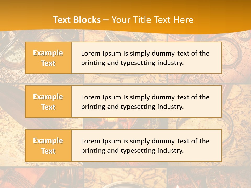 Abstract Science Navigation PowerPoint Template