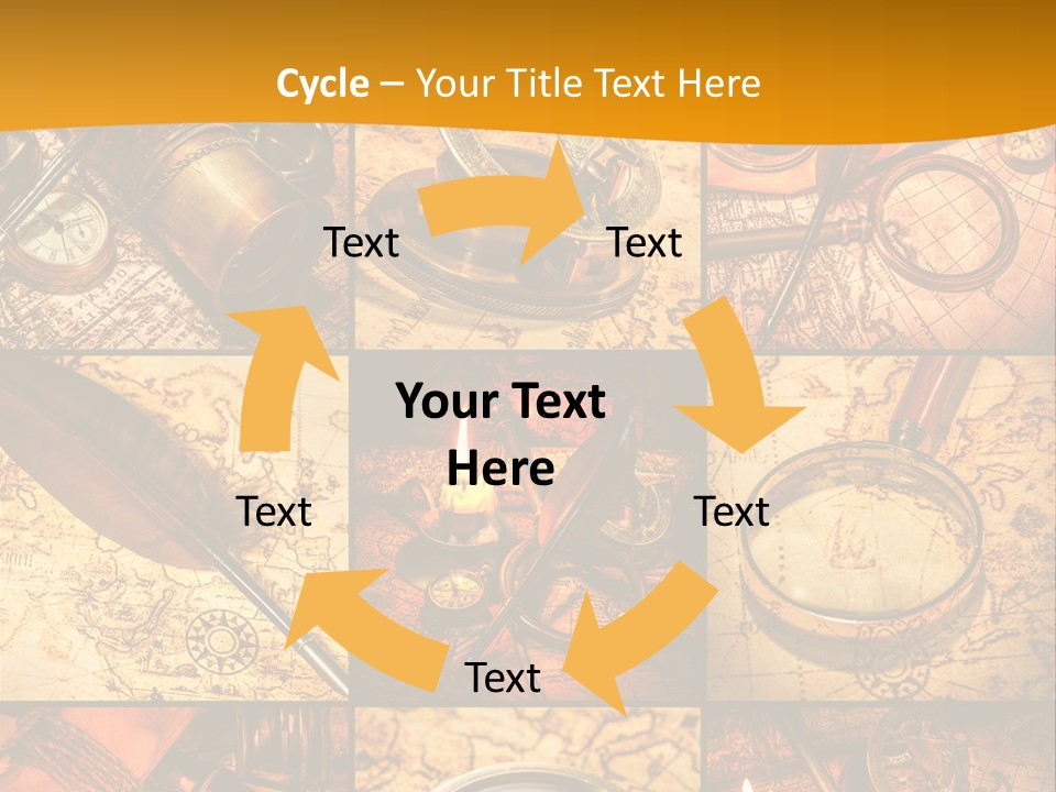 Abstract Science Navigation PowerPoint Template