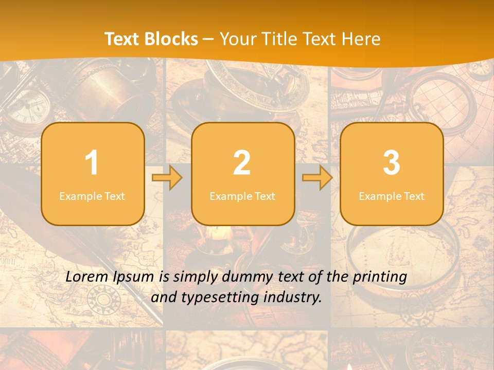 Abstract Science Navigation PowerPoint Template