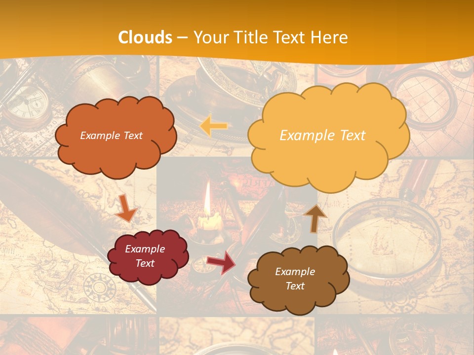 Abstract Science Navigation PowerPoint Template