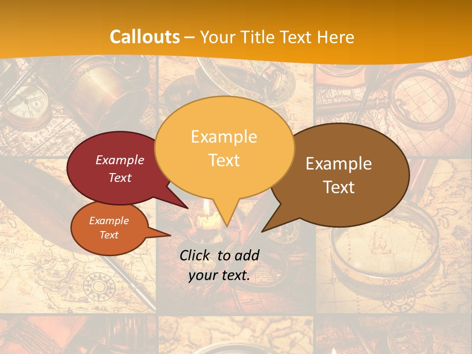 Abstract Science Navigation PowerPoint Template