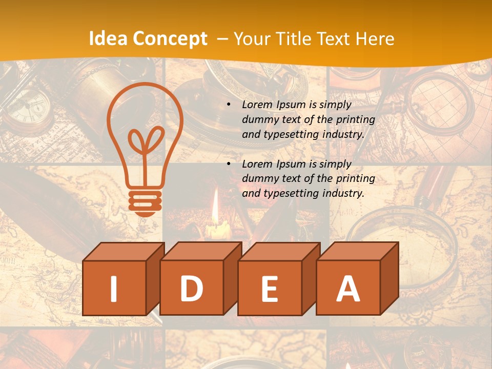 Abstract Science Navigation PowerPoint Template