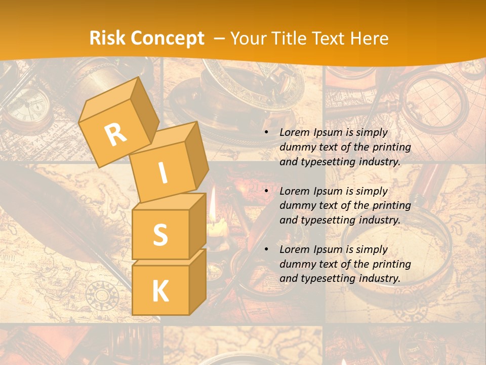 Abstract Science Navigation PowerPoint Template