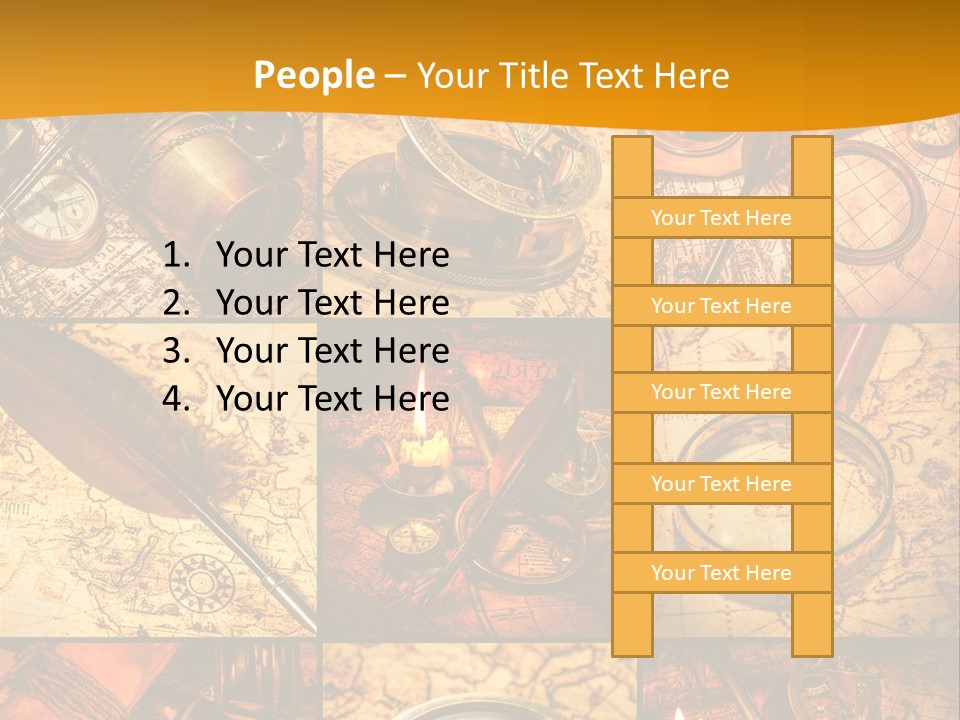 Abstract Science Navigation PowerPoint Template