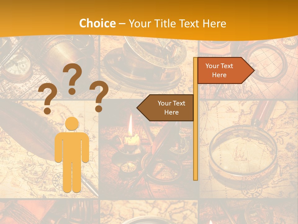 Abstract Science Navigation PowerPoint Template