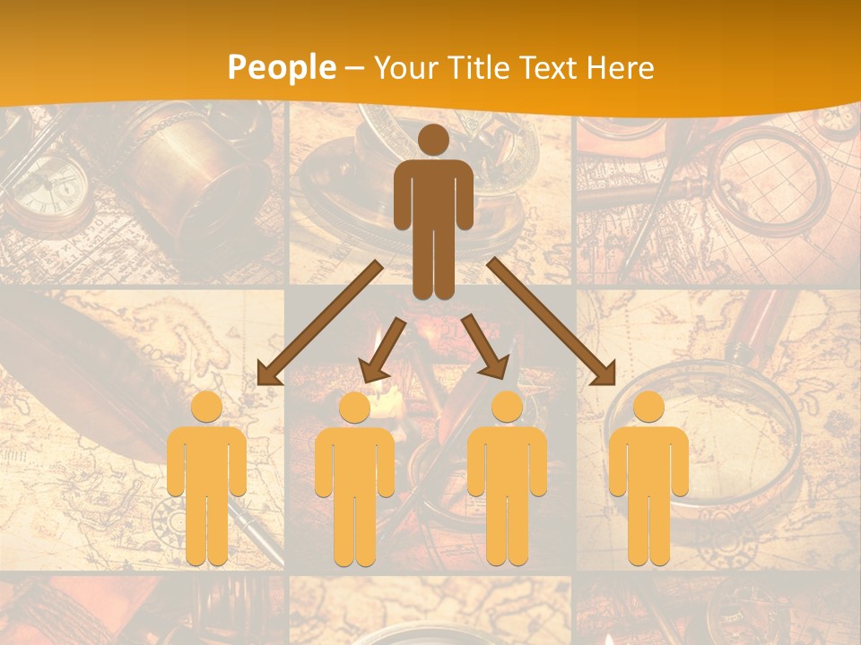 Abstract Science Navigation PowerPoint Template