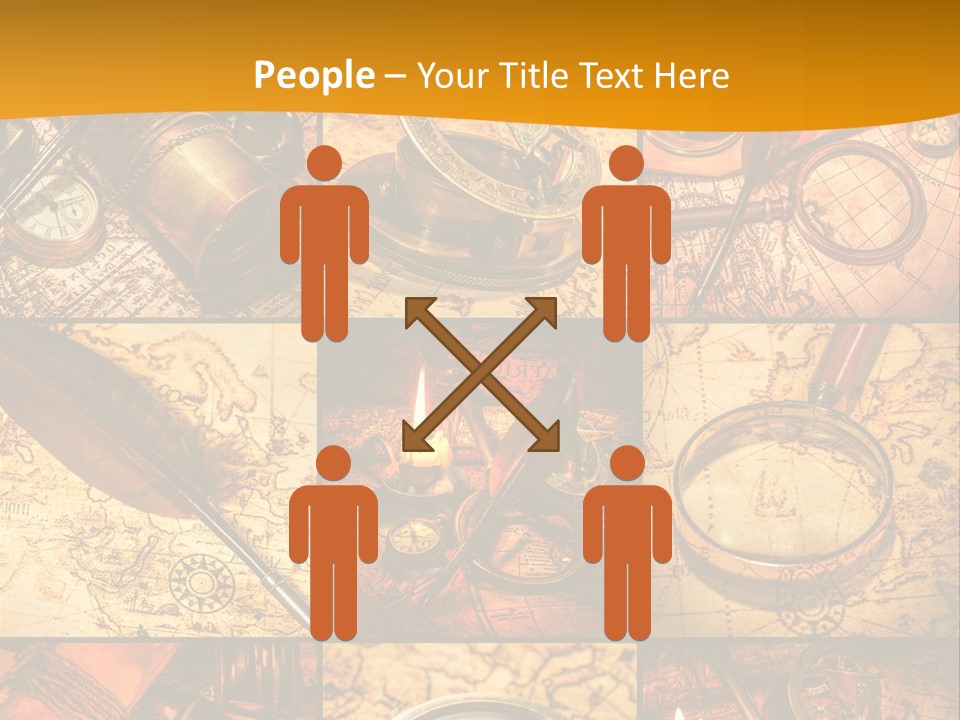 Abstract Science Navigation PowerPoint Template