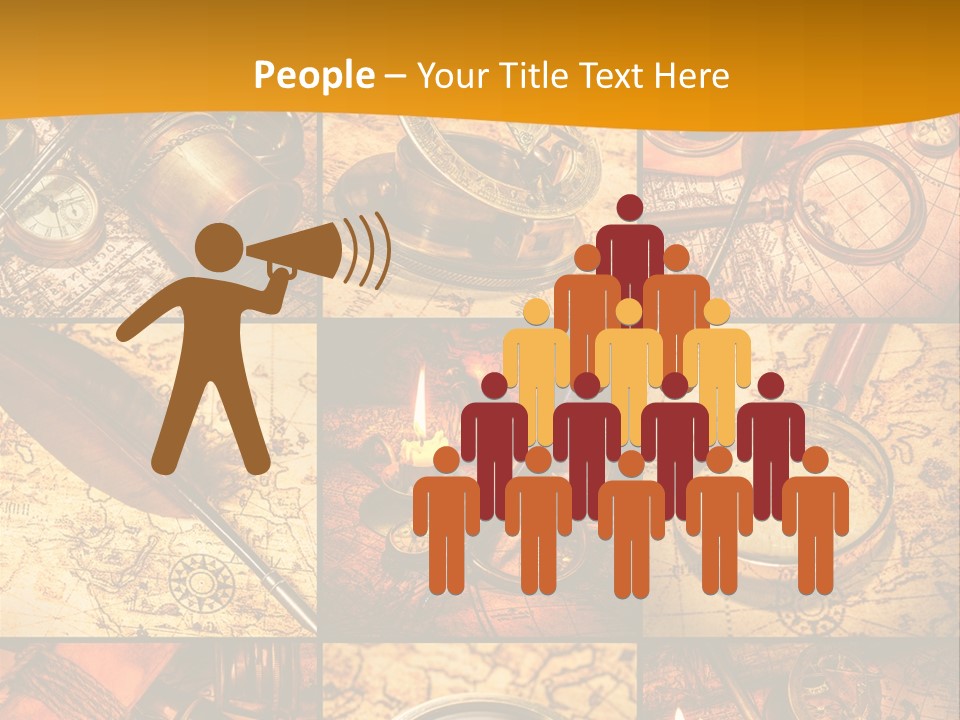 Abstract Science Navigation PowerPoint Template