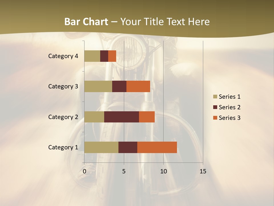Vehicle Sunglasses Motorbike PowerPoint Template