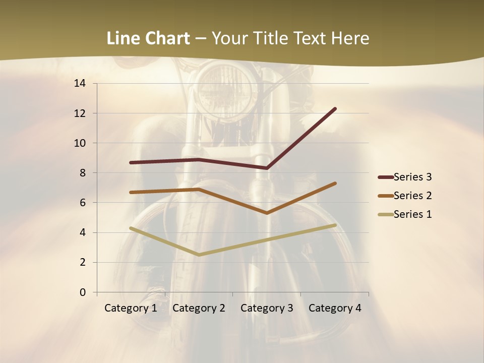 Vehicle Sunglasses Motorbike PowerPoint Template