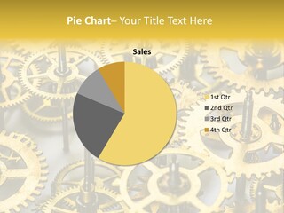 Iron Cogwheel Shiny PowerPoint Template