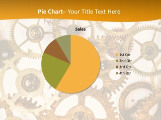 Machinery Technology Cog PowerPoint Template