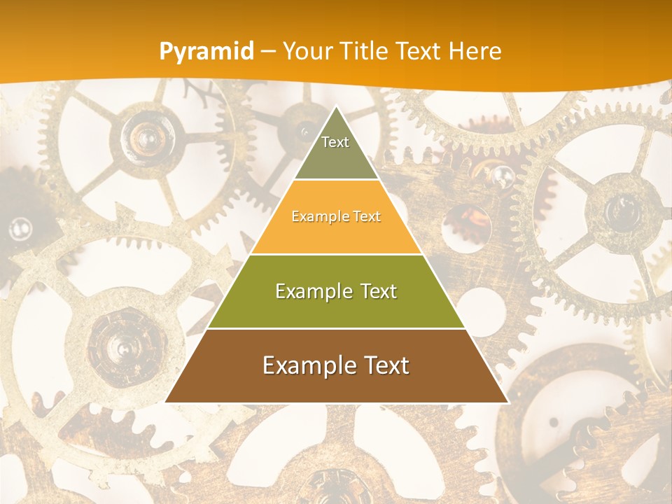 Machinery Technology Cog PowerPoint Template