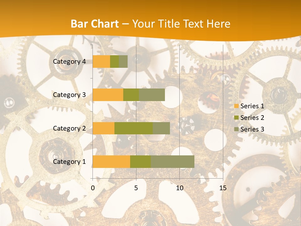 Machinery Technology Cog PowerPoint Template
