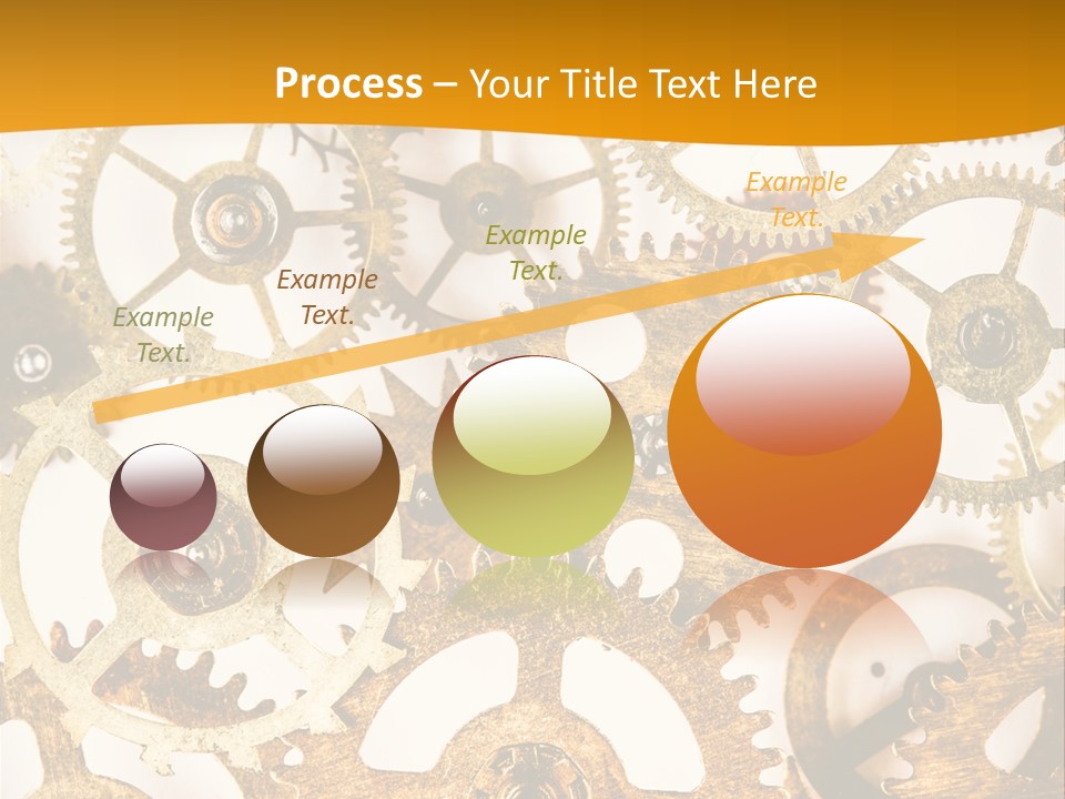Machinery Technology Cog PowerPoint Template
