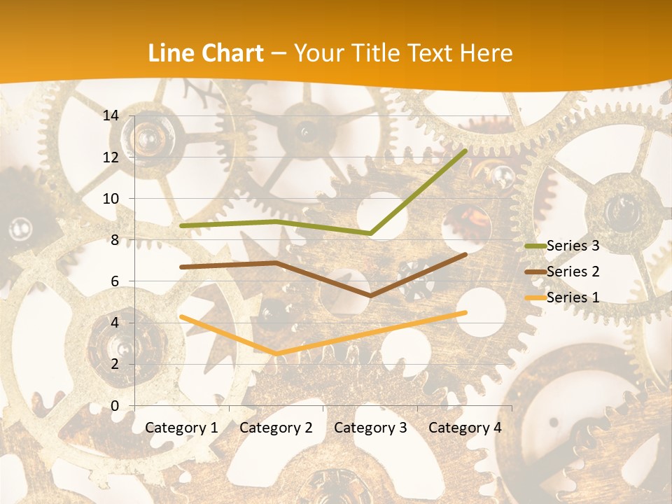 Machinery Technology Cog PowerPoint Template