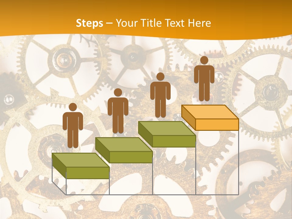 Machinery Technology Cog PowerPoint Template