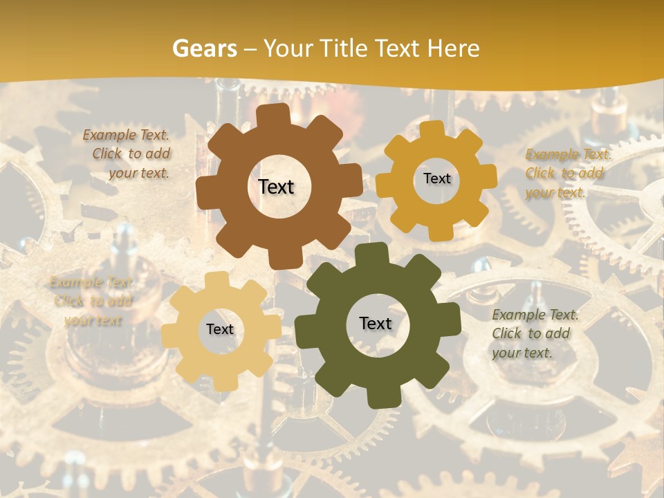 Auto Industrial Mechanic PowerPoint Template