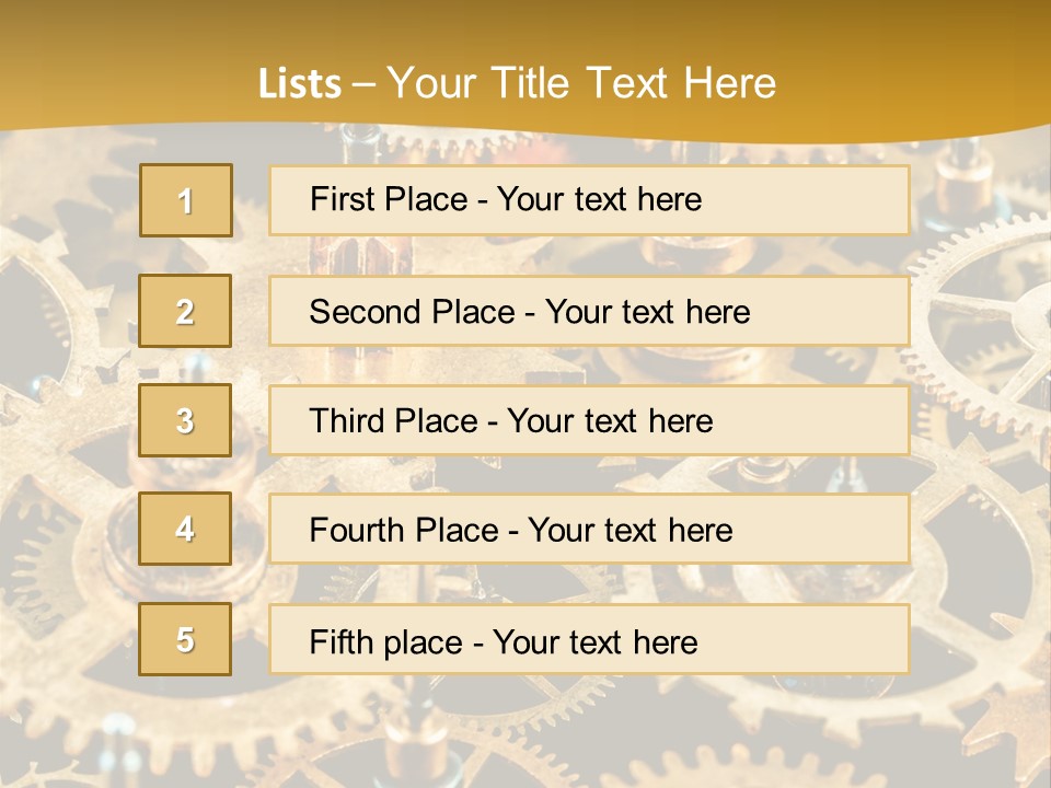 Auto Industrial Mechanic PowerPoint Template
