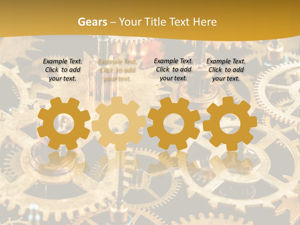 Auto Industrial Mechanic PowerPoint Template