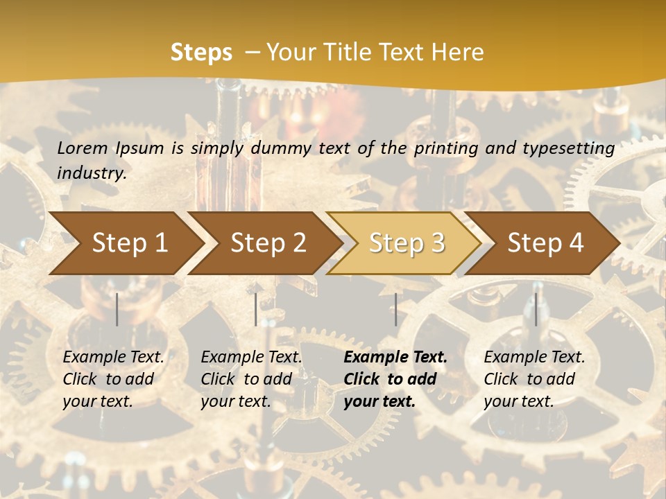 Auto Industrial Mechanic PowerPoint Template