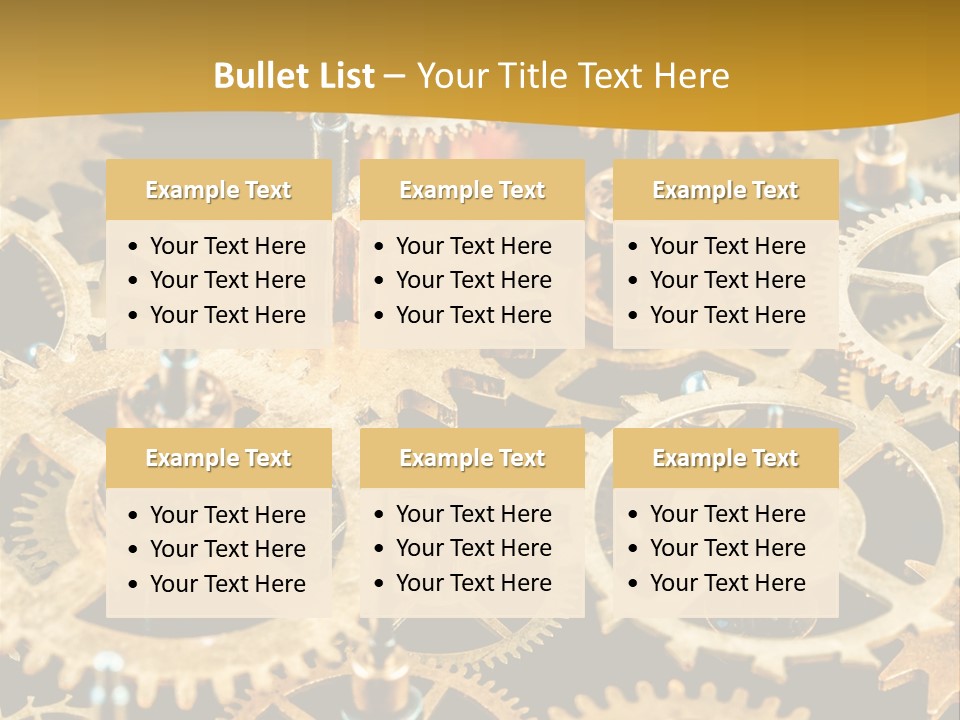 Auto Industrial Mechanic PowerPoint Template