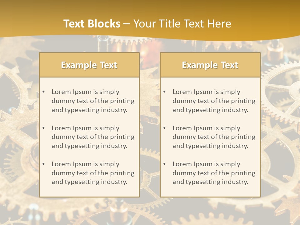 Auto Industrial Mechanic PowerPoint Template