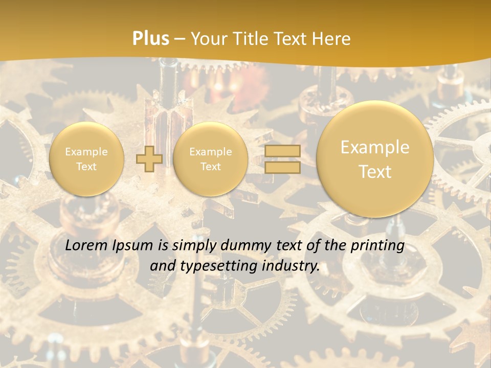 Auto Industrial Mechanic PowerPoint Template