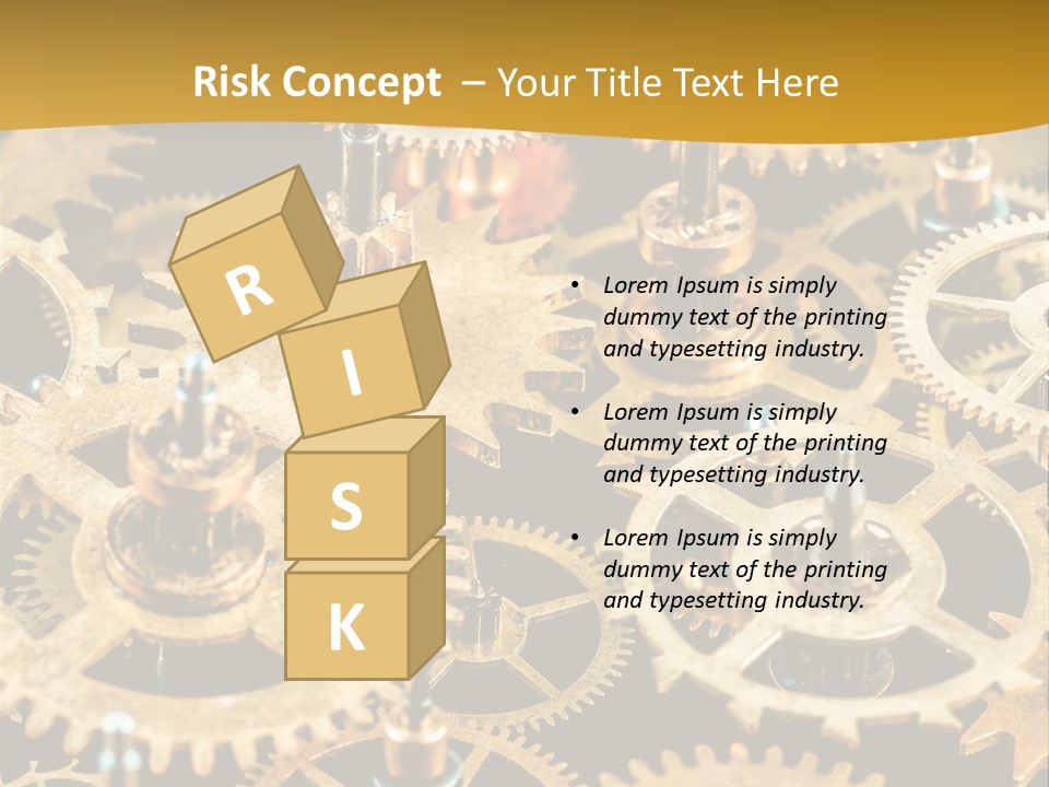 Auto Industrial Mechanic PowerPoint Template