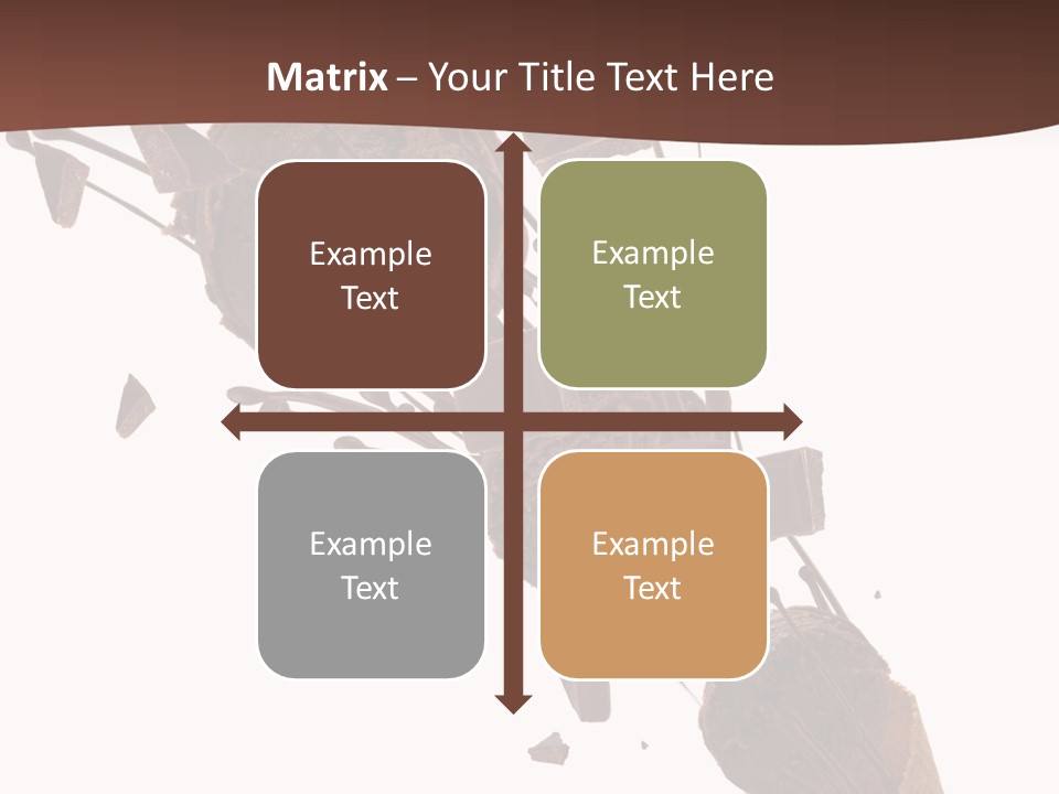 Scoop Tea Snack PowerPoint Template